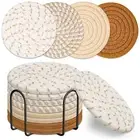 Dining Table Insulation Mats Trivets for Hot Dishes Set of 8 Heat Resistant