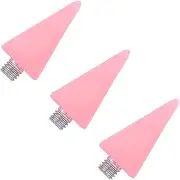 Baluue Diy Nail Art Tools Set 3 Pack Acrylic Dotting Pen Tips Nail Art Tools for Manicure Wax Head for Beads Stones