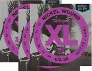 D'Addario Fender Bass VI Guitar Strings 3 Sets Octave Below Ball End EXL156