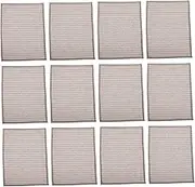 Ciieeo 12Pcs Striped Cloth Napkins Soft Washable and Reusable for Holiday and Dining Table Decor Elegant Design for Home Dorm and Restaurant Use
