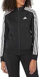 [adidas] Women's Essentials Warm-up Slim 3-Stripes Track Jacket
