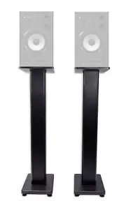(2) Rockville 36” Studio Monitor Speaker Stands For Behringer MS40