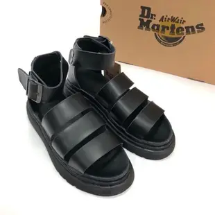 [二手] 二手出清 dr martens clarissa 馬汀大夫純黑色基本款涼鞋 UK5