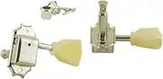 Kluson SD90SLN Tuners, 3 Per Side, Gibson Style, Nickel/Pearl