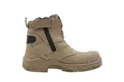 King Gee Ladies Bennu Pro 6" Safety Work Boots K28013 (Stone, AU6.5)