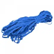 Flat Elastic Band for Sewing 1/4" x 33 Yards Lake Blue Braided Stretch Strap