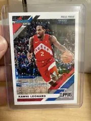 2019-20 Donruss Kawhi Leonard Press Proof /349