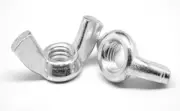 1/2"-13 Coarse Thread Forged Wing Nut Type A Low Carbon Steel Zinc Plated Lot 10