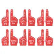 Mini Foam Fingers 5.1'',We're #1,let's Go! Foam Finger for Sports Games, Red