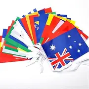 Party Decoration Banner 100/200 Different Countries string Flags International Bunting Pennant Banner Decor for Bar Sport Clubs Party Events Decor Wedding Disco Bachelorette Party Decor (Color : 200