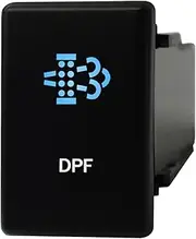 12V 3A ON-OFF Push button Switch for Isuzu DMAX D-Max (09/2020~) MUX MU-X (07/2021~) Mazda BT50 BT-50 (10/2020~) 3rd Gen. DPF LIGHT BLUE WHITE