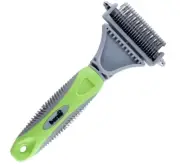 BERSO Best Pet Dematting Comb Tool ~ Great to Brush Medium-Long Hair Dogs & Cats