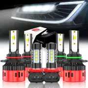 For Honda Civic 2006-2012 13 2014 2015 faro LED alto + bajo bombillas antiniebla (for: Honda)