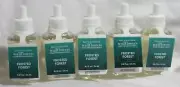 Bath & Body Works Wallflower Fragrance Refill Bulb Lot Set of 5 FROSTED FOREST