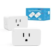 Zwave Outlet Dimmer 2 Pack, 800 Series Z-Wave Plug, Z Dimmer Outlet-2 Pack
