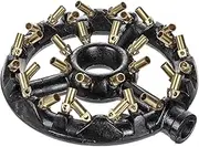 Jet Burner for Chinese Wok Range 32 Copper Tips Natural Gas Unit Cast Iron Body