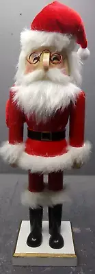 HOLIDAY HOME TRADITIONAL CHRISTMAS DECOR 14" NUTCRACKER SANTA WITH BAG OF TOYS