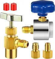 Refrigerant Can Adapter - Quick Adapter Check Valve Opener - Safe Attachments Hand Tool for Home Appliance Maintenance, Automotive Repair