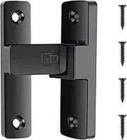Flip Latch Lock, 90/180 Degree Sliding/Swinging Barn Door Lock, Luminous Sliding Door Latch Lock, Heavy Duty Flip Gate Latch Lock, Safety Door Bolt Latch Lock for Gates Barns (90 Degree)