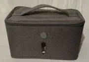 Ionuv Sani-case UVC LED Multi-Function Sterilizing Travel Bag Gray NWOT