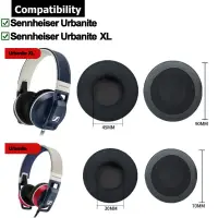 在飛比找蝦皮購物優惠-1 對耳機耳墊適用於 Sennheiser Urbanite