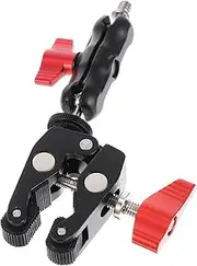 Mipcase 1 Set Professional Camera Clamp Wear Resistant Outdoor Camera Mount with Rotation Convenient Travel Holder for DSLR Monitors LED Lights