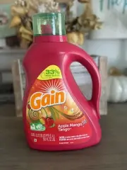 Gain Aroma Boost Liquid Laundry Detergent, Apple Mango Tango Scent, 100 Fl Oz