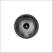 ULUOBO 8 inch Splash Cymbal, Low Volume Small Quiet Silent Cymbal for Pratice (Black)