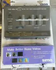 SIMA SED-2 Video ED/IT 2 Mini Editor Video Enhancer Sound Mixer New Sealed