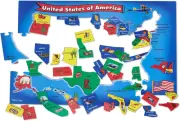 Melissa & Doug USA Map Floor Puzzle - 51 Pieces (2 X 3 Feet) - FSC Certified