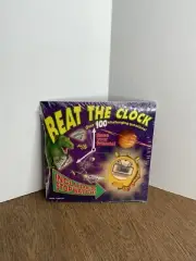 Beat the Clock Book and Stopwatch Game 100 Challenging Questions Vintage 1998