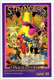 Vintage Print Ad 1993 The Strangers Ultraverse Comic Original Promo Poster Art