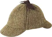 [Failsworth] Millinery Sherlock Harris Tweed Deerstalker