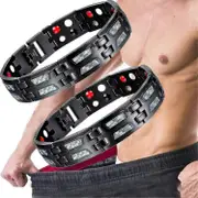 Titanium Power Magnetic Bracelet Carbon Blue Therapy Fit Plus Magnetotherapy Body Firming Bracelet High Quality 1Pcs