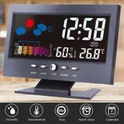 LCD Alarm Clock Digital with Temperature Display Calendar Table Clock P9V3
