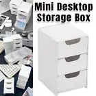 Mini Desktop Organiser Box Portable Storage Box for Office Home Desk Accessories
