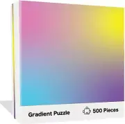 Gradient Color Jigsaw Puzzle 500pcs Impossible Mind Bogglingly Difficult