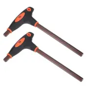 10mm Hex Key T-Handle Dual End Wrench Spanner, Metric S2 Steel 2 Pcs
