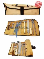 Horse Farrier Tool Kit Grooming 9 Pieces Complete Tools Kit with leather bag