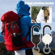 Heavy Duty Retractable Pull Badges Carabiner Key Chain Buckle Key Holder7340