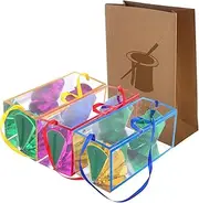 SUPVOX Magician Flower Box Illusion Prop Stage Performance Gimmick Producing Flowers from Empty Bag Unique Design for Effortless Tricks for Beginners Pros