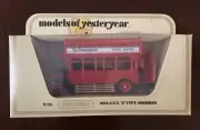 VTG SCHWEPPES Matchbox Lesney 1978 Models Yesteryear Y23 AEC S TYPE OMNIBUS NIB