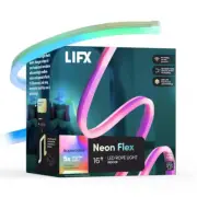 LIFX Smart Multi-Color RGBW Wi-Fi Plug-In Neon Flex Integrated LED Strip Light