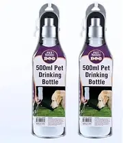 Original Dog Drinking Bottle, Grey, 500 ml Capacity