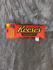 NEW Hershey Dog Toy Reese's Chocolate Peanut Butter Cup Squeaky Plush crinkle