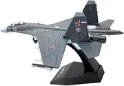 Diecast SU-35 Russian Plane Model for Collectors Shelf Display