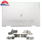 New HP ENVY X360 15-ED 15M-ED Silver LCD Back Cover Rear Lid+Hinges L93203-001