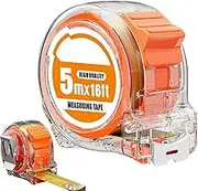 Centimeter Tape Measure,16 FT Steel Tape Measure | Construction Rulers, Linear Measurement, Engineer Distance Meters for Men Electricians