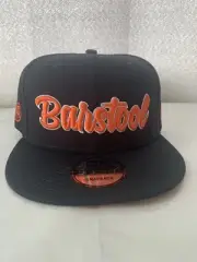 Barstool Sports Cap 9Fifty SnapBack Cap Navy/Orange New