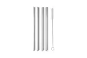 Joie Set of 4 Stainless Steel Bubble Tea Straws